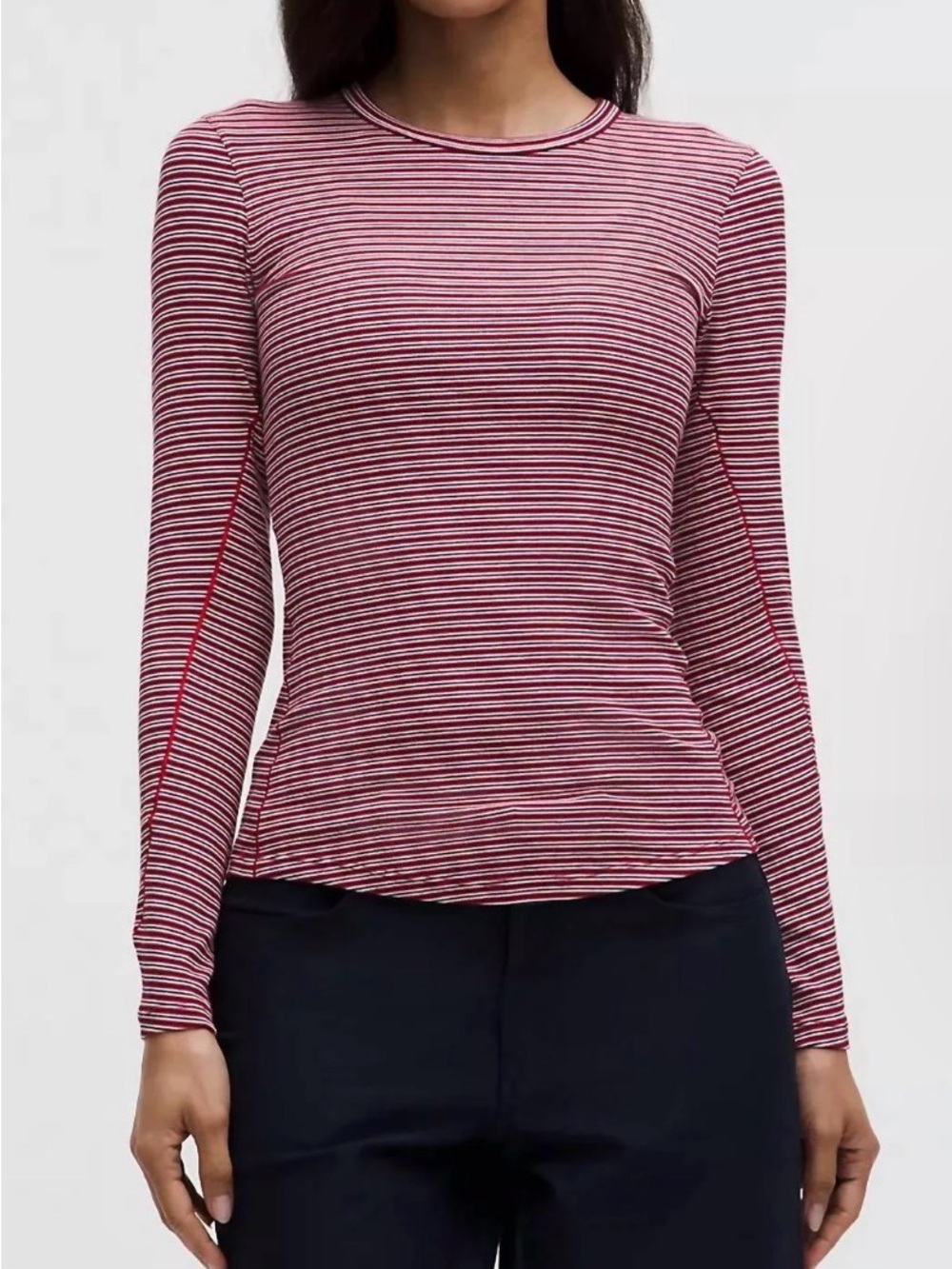 NWOT lululemon athletica Hold Tight Striped Long-Sleeve